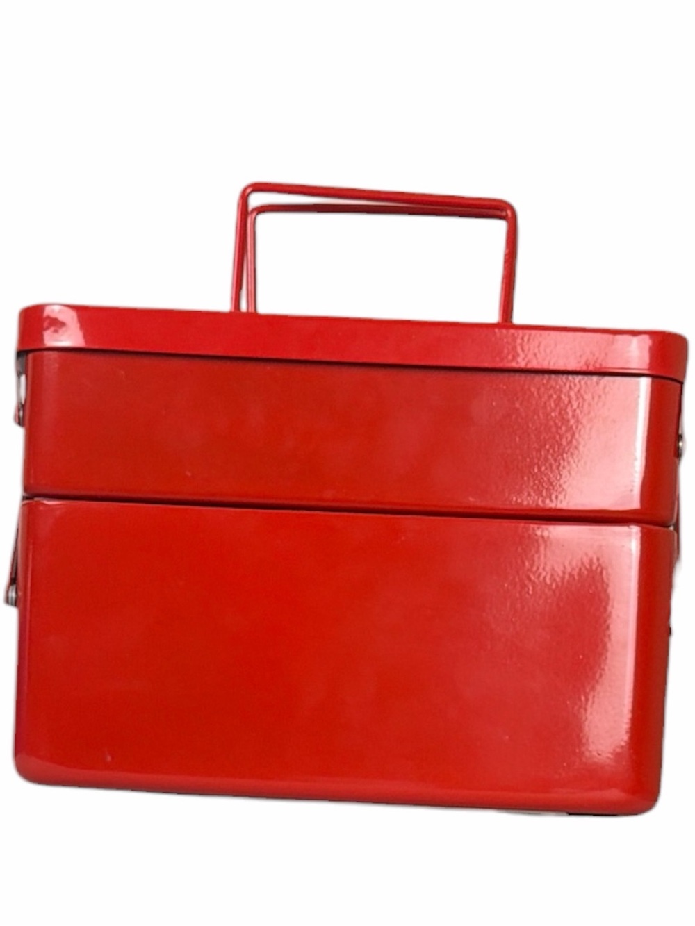 Brightroom Red Metal Cantilever Toolbox Organizer Storage Caddy - Picture 5 of 12
